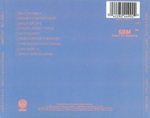 Dire Straits Brothers In Arms back Dire Straits Brothers In Arms back
