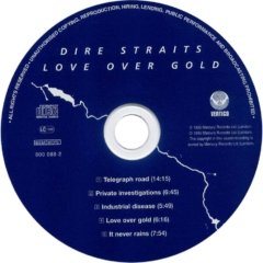 Love Over Gold CD