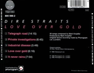 Love Over Gold back